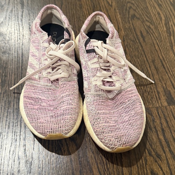 adidas Pink and Cream Athletic Shoes - Picture 5 of 5
